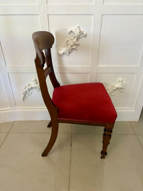 SET OF 10 ANTIQUE VICTORIAN QUALITY MAHOGANY DINING CHAIRS BY HOLLAND AND SONS - ADDITIONAL PHOTO 6