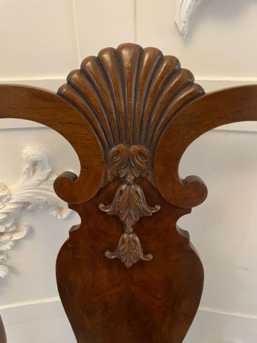 OUTSTANDING QUALITY SET OF 10 ANTIQUE VICTORIAN WALNUT DINING CHAIRS - ADDITIONAL PHOTO 1