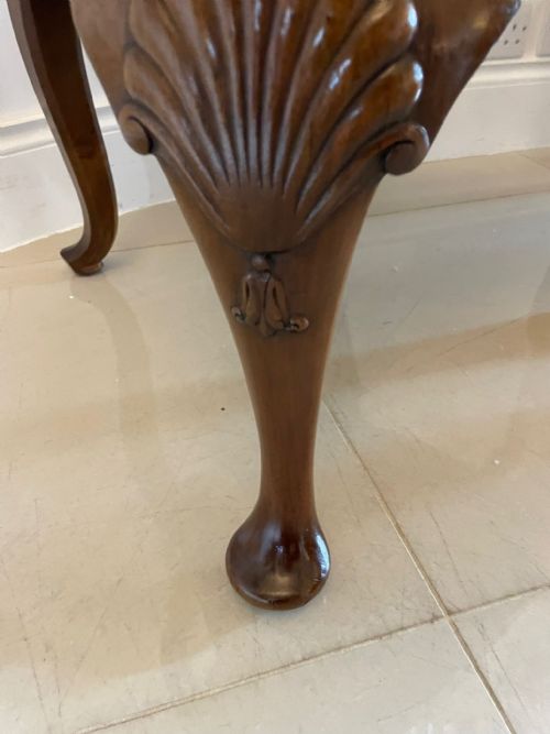 OUTSTANDING QUALITY SET OF 10 ANTIQUE VICTORIAN WALNUT DINING CHAIRS - ADDITIONAL PHOTO 3