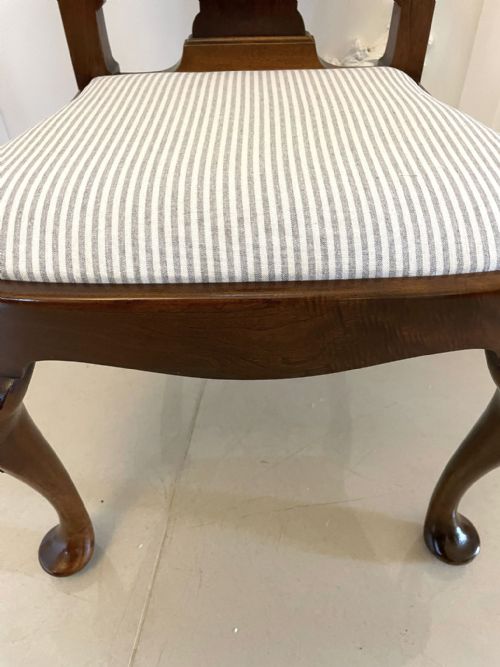 OUTSTANDING QUALITY SET OF 10 ANTIQUE VICTORIAN WALNUT DINING CHAIRS - ADDITIONAL PHOTO 15