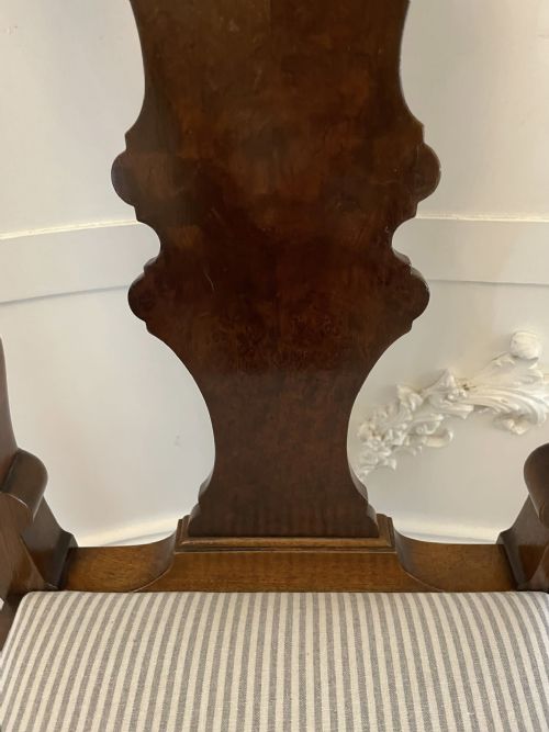 OUTSTANDING QUALITY SET OF 10 ANTIQUE VICTORIAN WALNUT DINING CHAIRS - ADDITIONAL PHOTO 21