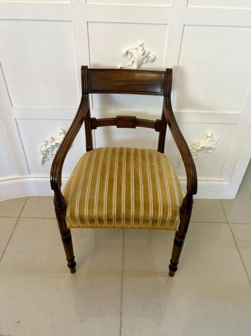 PAIR OF ANTIQUE GEORGE III QUALITY MAHOGANY DESKS CHAIRS - ADDITIONAL PHOTO 6