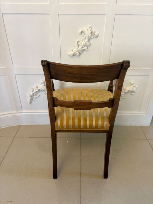 PAIR OF ANTIQUE GEORGE III QUALITY MAHOGANY DESKS CHAIRS - ADDITIONAL PHOTO 10