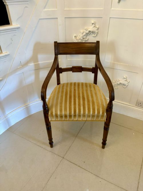 PAIR OF ANTIQUE GEORGE III QUALITY MAHOGANY DESKS CHAIRS - ADDITIONAL PHOTO 13