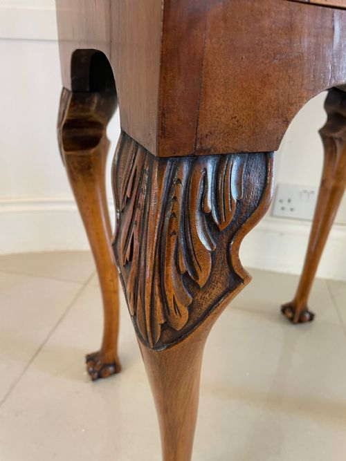 UNUSUAL ANTIQUE BURR WALNUT MARQUETRY INLAID BUREAU - ADDITIONAL PHOTO 7