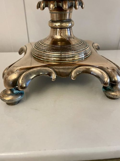 ANTIQUE VICTORIAN QUALITY COPPER AND BRASS SAMOVARTEA URN - ADDITIONAL PHOTO 4