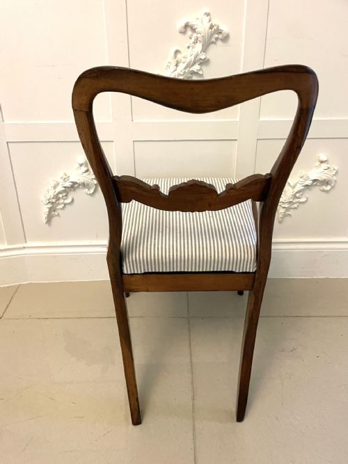 SET OF SIX ANTIQUE VICTORIAN QUALITY ROSEWOOD DINING CHAIRS - ADDITIONAL PHOTO 5