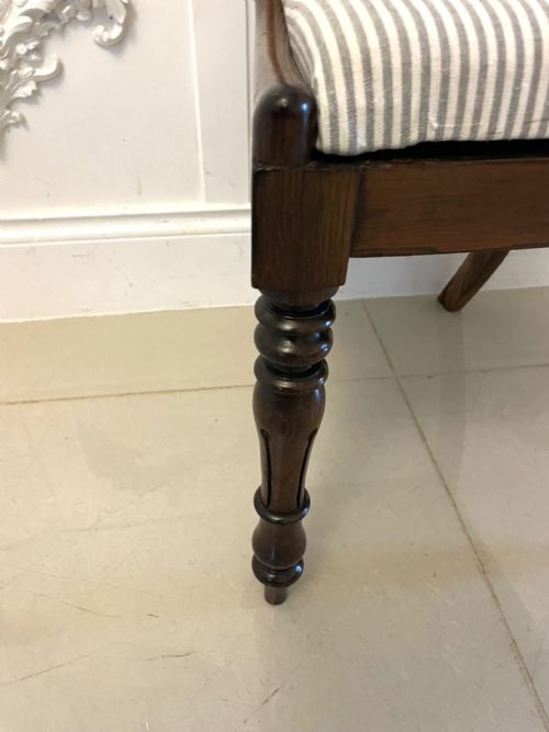 SET OF SIX ANTIQUE VICTORIAN QUALITY ROSEWOOD DINING CHAIRS - ADDITIONAL PHOTO 7