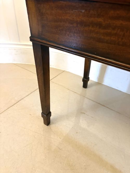 ANTIQUE EDWARDIAN INLAID FOLDING GAMELAMP TABLE FEATURING THE ROYAL AND PLEASANT GAME OF GOOSE - ADDITIONAL PHOTO 7