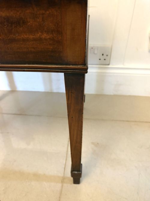 ANTIQUE EDWARDIAN INLAID FOLDING GAMELAMP TABLE FEATURING THE ROYAL AND PLEASANT GAME OF GOOSE - ADDITIONAL PHOTO 8