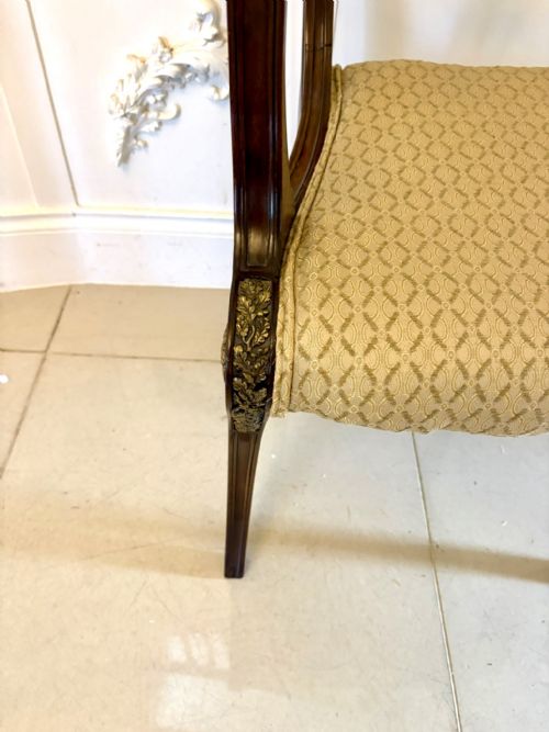 EXHIBITION QUALITY SET OF EIGHT ANTIQUE REGENCY MAHOGANY DINING CHAIRS - ADDITIONAL PHOTO 9