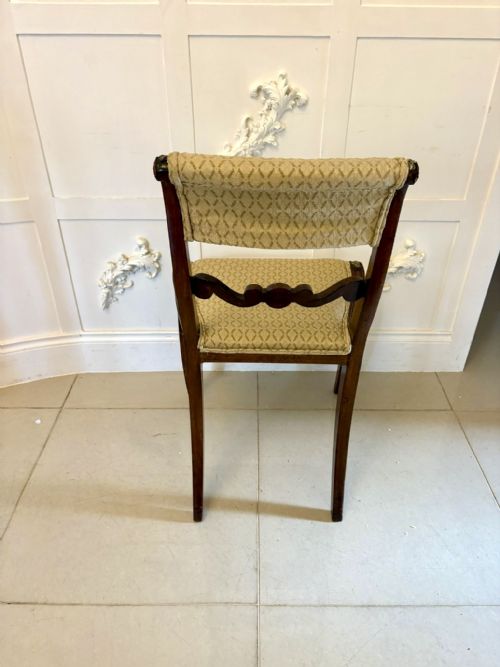 EXHIBITION QUALITY SET OF EIGHT ANTIQUE REGENCY MAHOGANY DINING CHAIRS - ADDITIONAL PHOTO 11