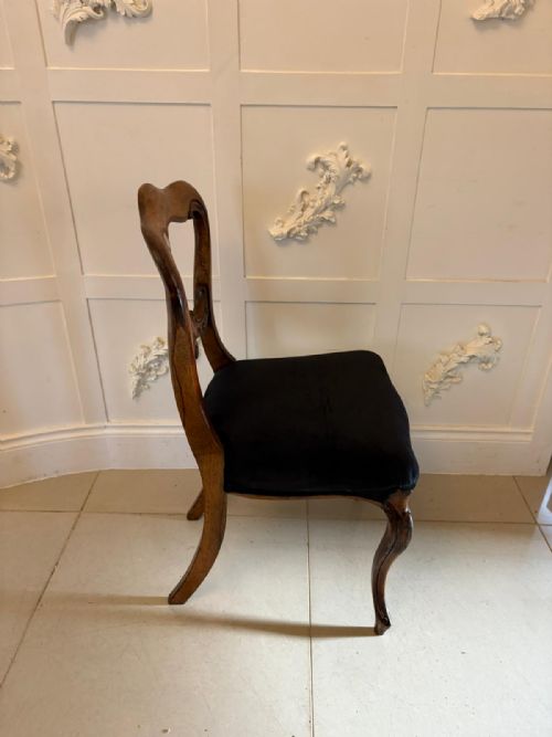 ANTIQUE SET OF SIX QUALITY VICTORIAN ROSEWOOD BALLOON BACK DINING CHAIRS - ADDITIONAL PHOTO 2
