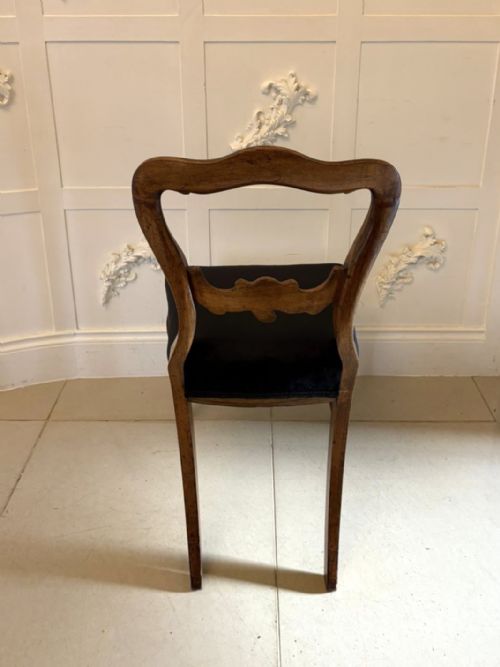 ANTIQUE SET OF SIX QUALITY VICTORIAN ROSEWOOD BALLOON BACK DINING CHAIRS - ADDITIONAL PHOTO 3