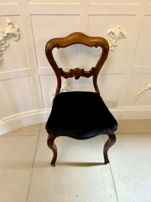 ANTIQUE SET OF SIX QUALITY VICTORIAN ROSEWOOD BALLOON BACK DINING CHAIRS - ADDITIONAL PHOTO 7
