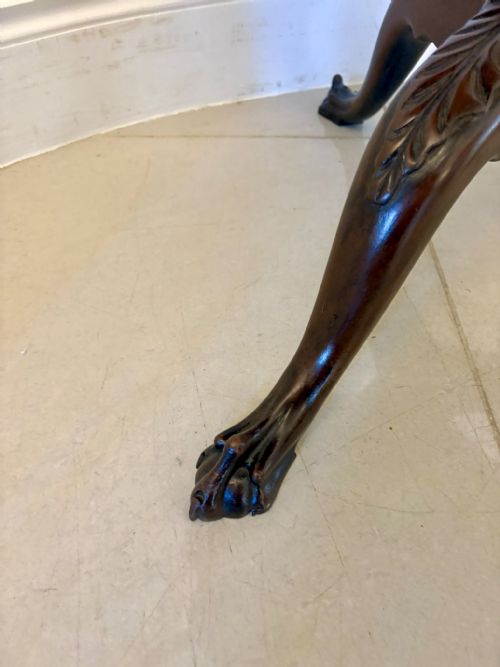 ANTIQUE QUALITY GEORGE III MAHOGANY TRIPOD CENTRE TABLE - ADDITIONAL PHOTO 5