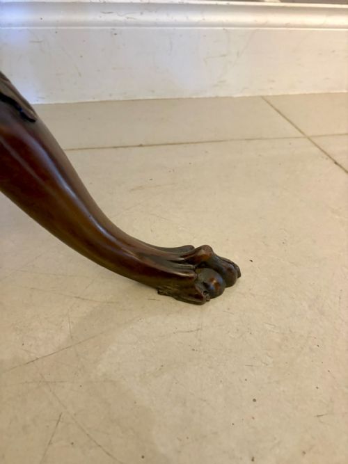 ANTIQUE QUALITY GEORGE III MAHOGANY TRIPOD CENTRE TABLE - ADDITIONAL PHOTO 8