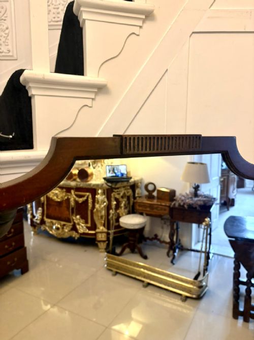 fig 1. Attractive Antique Edwardian Quality Carved Mahogany Cheval Mirror