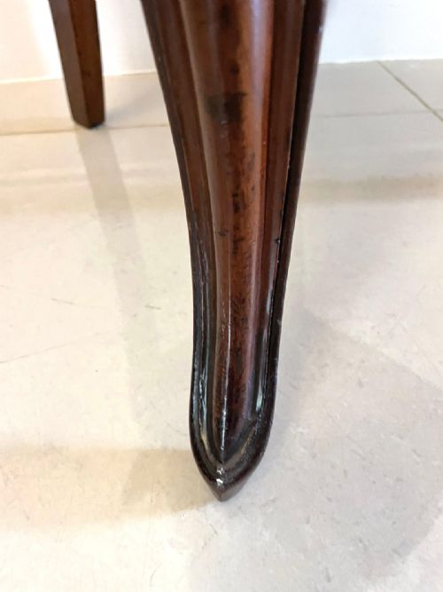 FINE QUALITY SET OF 6 ANTIQUE VICTORIAN MAHOGANY DINING CHAIRS - ADDITIONAL PHOTO 4