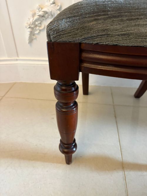 ANTIQUE VICTORIAN MAHOGANY BALLOON BACK DINING CHAIRS SET OF FOUR - ADDITIONAL PHOTO 7