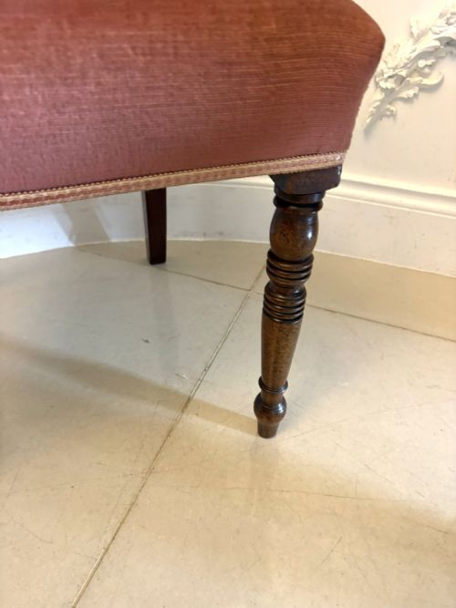 ANTIQUE REGENCY MAHOGANY OPEN ARMCHAIR DESK CHAIR - ADDITIONAL PHOTO 5