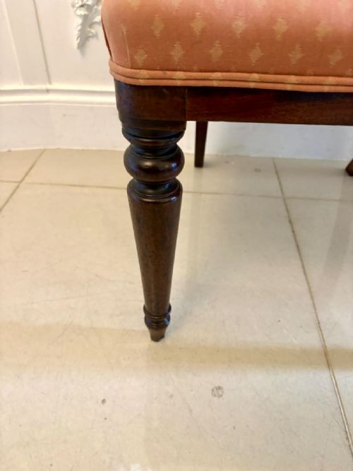 ANTIQUE REGENCY MAHOGANY SET OF 6 DINING CHAIRS INCLUDING 2 CARVERS - ADDITIONAL PHOTO 5