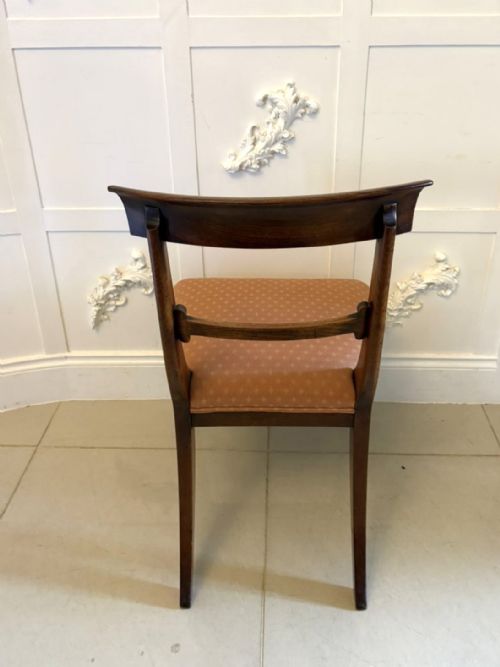 ANTIQUE REGENCY MAHOGANY SET OF 6 DINING CHAIRS INCLUDING 2 CARVERS - ADDITIONAL PHOTO 16