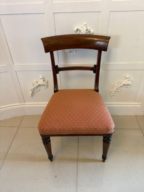 ANTIQUE REGENCY MAHOGANY SET OF 6 DINING CHAIRS INCLUDING 2 CARVERS - ADDITIONAL PHOTO 20