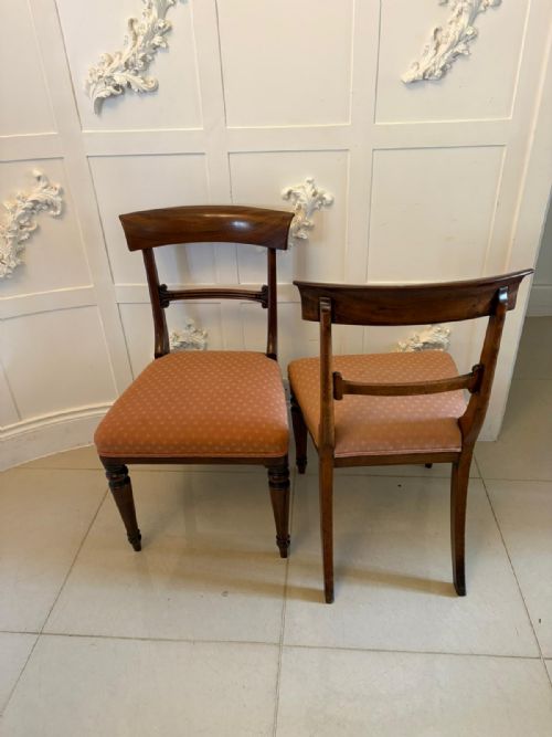 ANTIQUE REGENCY MAHOGANY SET OF 6 DINING CHAIRS INCLUDING 2 CARVERS - ADDITIONAL PHOTO 21