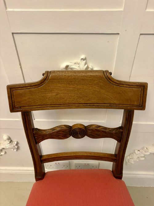 ANTIQUE REGENCY SET OF 12 MAHOGANY DINING CHAIRS INCLUDING 2 CARVERS - ADDITIONAL PHOTO 12