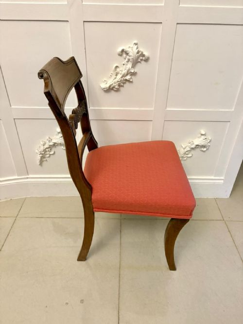 ANTIQUE REGENCY SET OF 12 MAHOGANY DINING CHAIRS INCLUDING 2 CARVERS - ADDITIONAL PHOTO 17