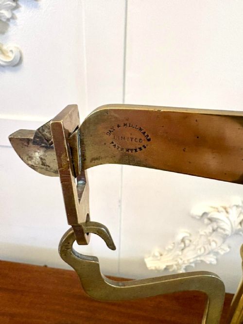 ANTIQUE VICTORIAN APOTHECARY BALANCE SCALES BRASS MAHOGANY DAY MILLWARD COMPLETE WITH WEIGHTS - ADDITIONAL PHOTO 5