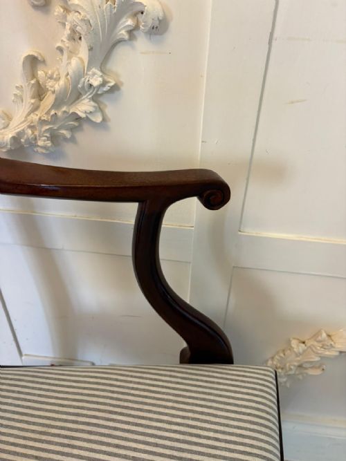ANTIQUE SET OF 10 IRISH MID 19TH CENTURY CARVED MAHOGANY DINING CHAIRS CARVERS BALL CLAW FEET - ADDITIONAL PHOTO 10