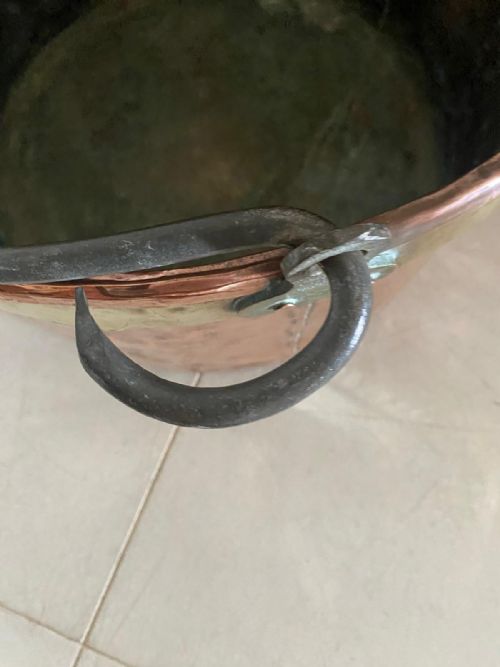 ANTIQUE GEORGIAN COPPER LOG BIN COAL BUCKET FIRESIDE BUCKET PLANTER - ADDITIONAL PHOTO 2