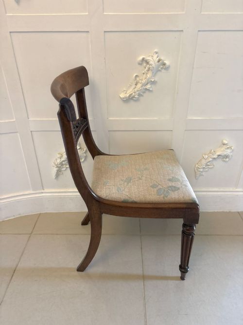 ANTIQUE PAIR OF REGENCY ROSEWOOD SIDE CHAIRS - ADDITIONAL PHOTO 6