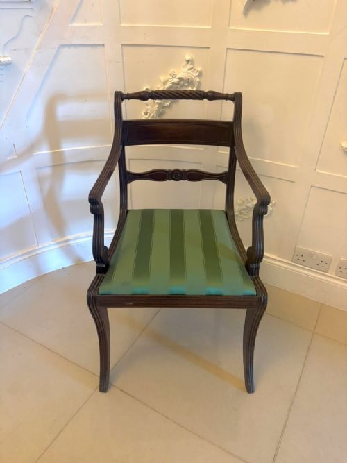 ANTIQUE REGENCY MAHOGANY DESK CHAIR