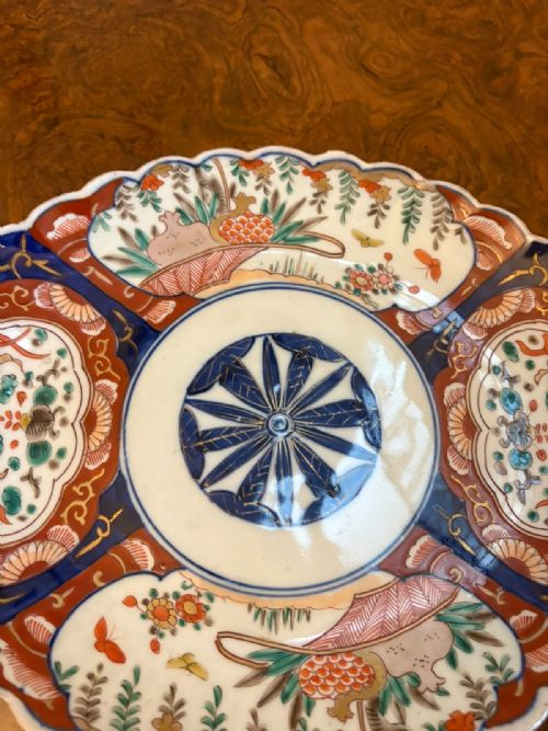 ANTIQUE JAPANESE MEIJI IMARI OVAL PORCELAIN DISHES PAIR - ADDITIONAL PHOTO 7
