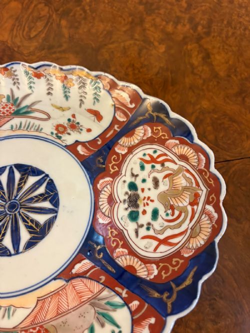 ANTIQUE JAPANESE MEIJI IMARI OVAL PORCELAIN DISHES PAIR - ADDITIONAL PHOTO 8