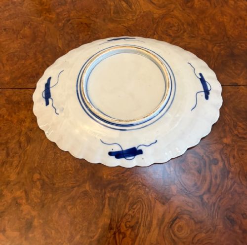 ANTIQUE JAPANESE MEIJI IMARI OVAL PORCELAIN DISHES PAIR - ADDITIONAL PHOTO 9