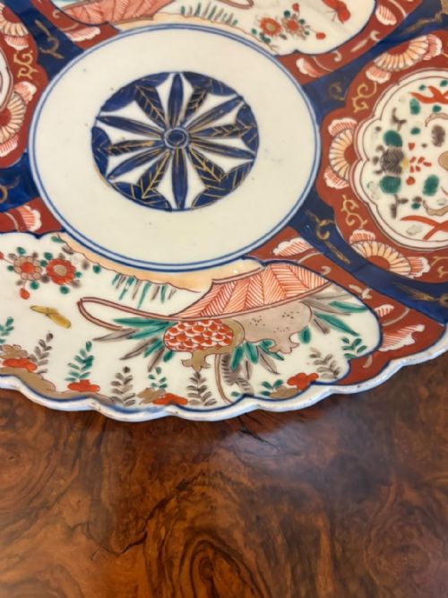 ANTIQUE JAPANESE MEIJI IMARI OVAL PORCELAIN DISHES PAIR - ADDITIONAL PHOTO 12