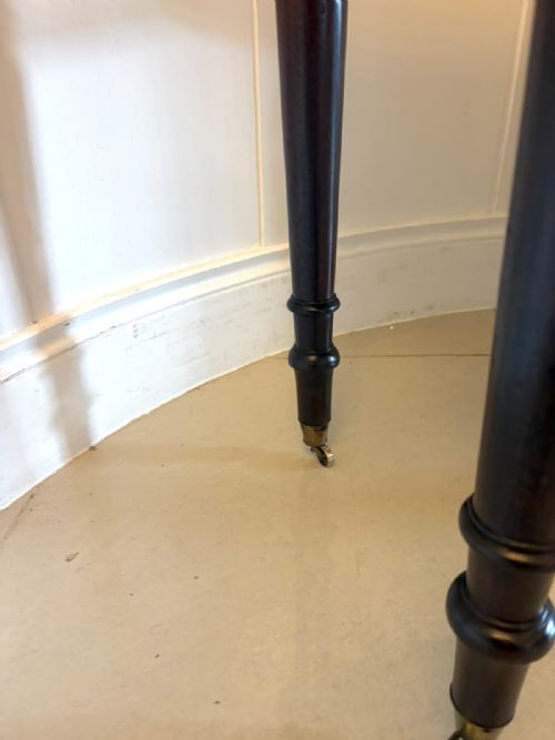 ANTIQUE VICTORIAN MAHOGANY PEMBROKE DROP LEAF DINING TABLE - ADDITIONAL PHOTO 2