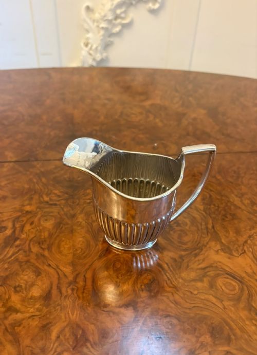 ANTIQUE EDWARDIAN FOUR PIECE SILVER PLATED TEA AND COFFEE SET - ADDITIONAL PHOTO 9
