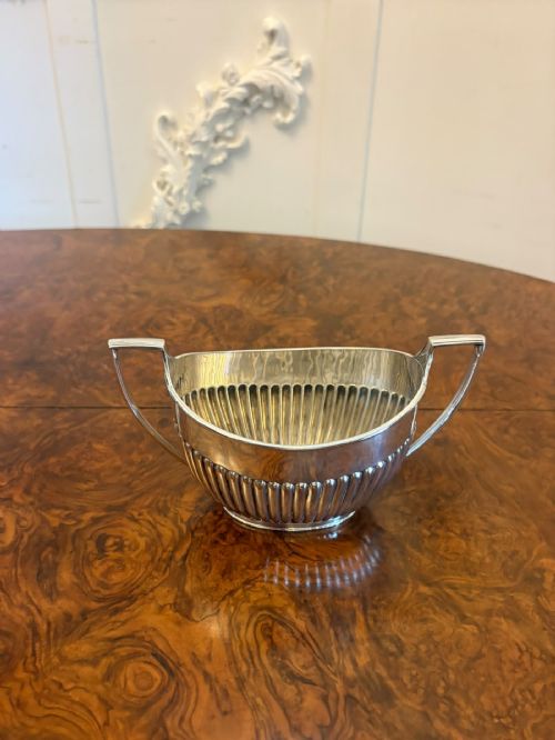 ANTIQUE EDWARDIAN FOUR PIECE SILVER PLATED TEA AND COFFEE SET - ADDITIONAL PHOTO 11