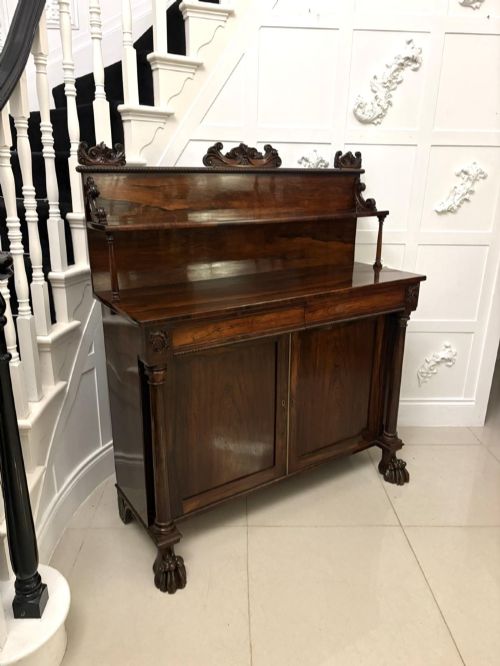 Fine Quality Antique Regency Mahogany Chiffonier / Sideboard