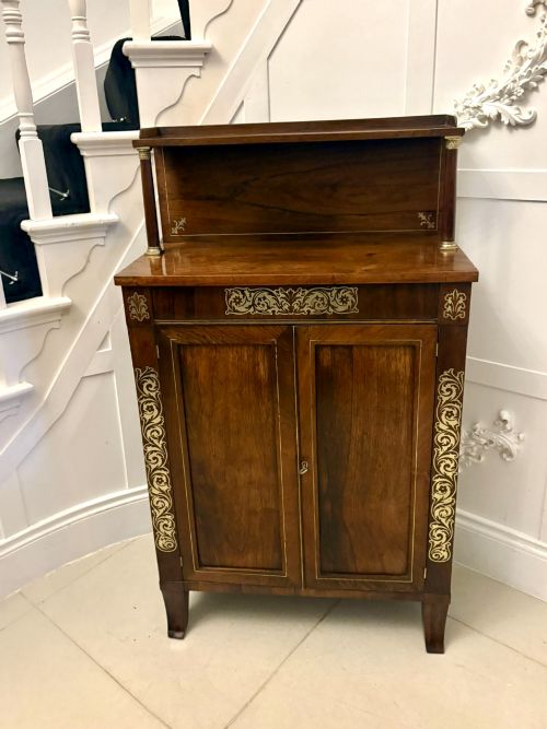 Magnificent Quality Antique Regency Mahogany Chiffonier / Side Cabinet