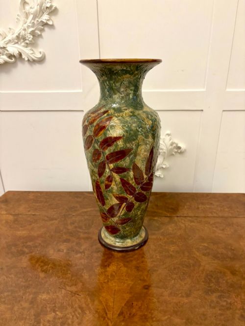 Large Antique Victorian Quality Doulton Vase
