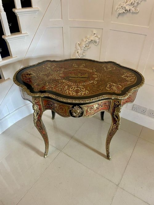 Antique French Boulle Centre Table