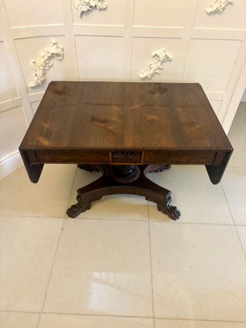 Superb Quality Antique Regency Rosewood Freestanding Sofa Table