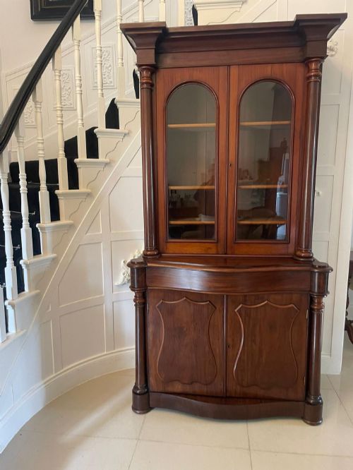 Quality Antique Victorian Mahogany Bookcase