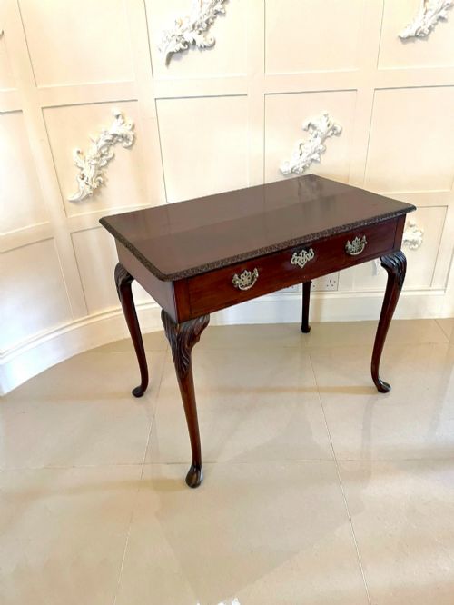 Antique George III Mahogany Side Table
